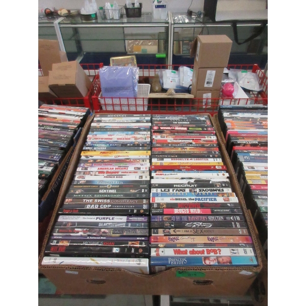 60+ Assorted DVD Movies and Shows - Preowned