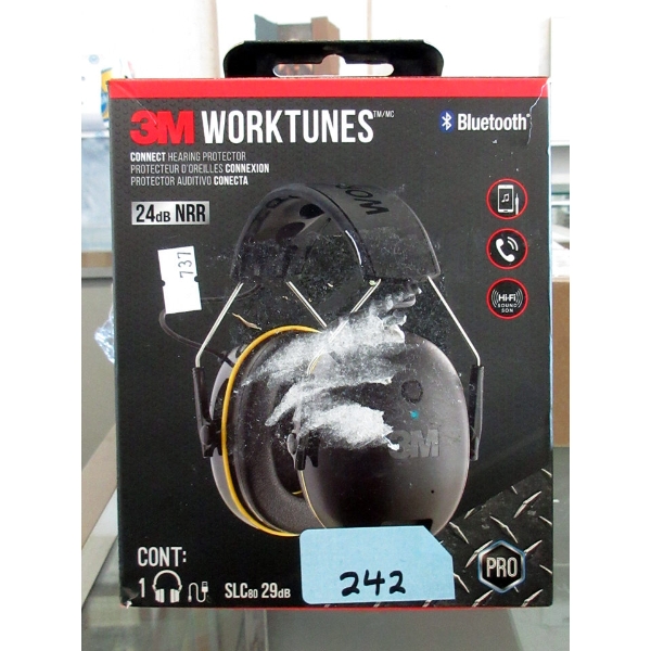 3M Work Tunes Hearing Protected Bluetooth Headphones
