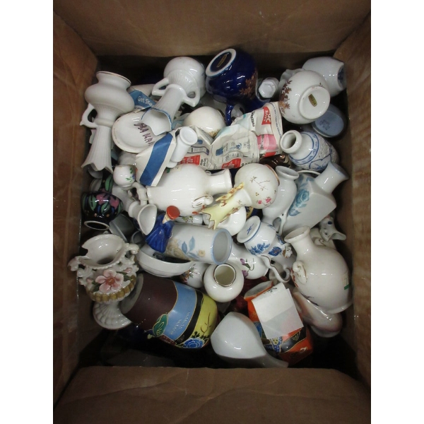 Large Lot of Vintage Miniature Vases  