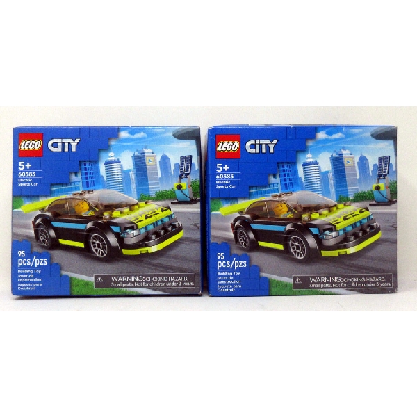 2 New LEGO CITY Car Building Toy Sets