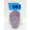 Image 1 : 684 Carat Hand Carved Amethyst Gemstone Skull