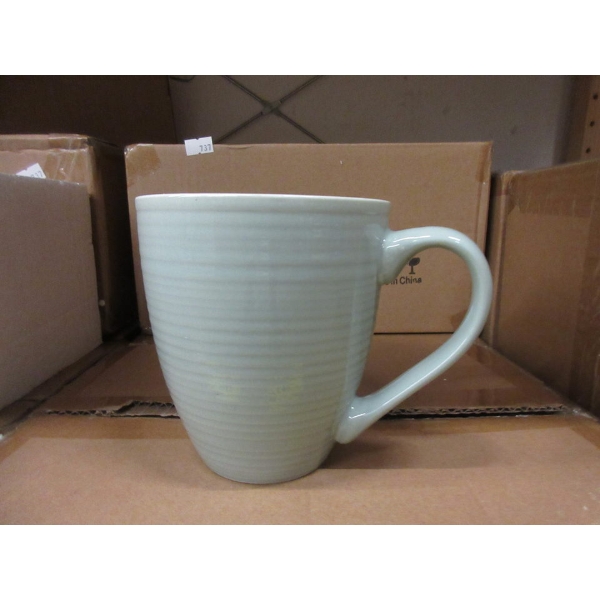 4 Sets of 4 New Dowan 17 Oz. Ceramic Coffee Mugs