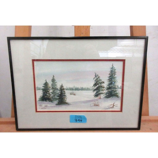 Original Anne Peters Watercolour Painting