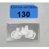 Image 1 : 1000 Grain .925 Silver Franklin Mint Car Bar