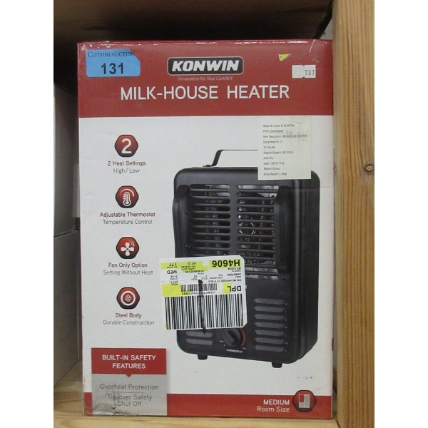 Konwin Milk-House Heater - Steel Body