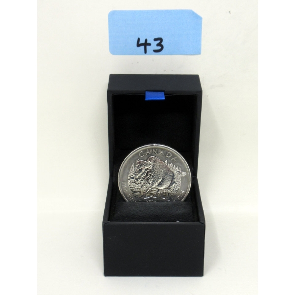 1 Oz .9999 Silver Canada Bison Coin