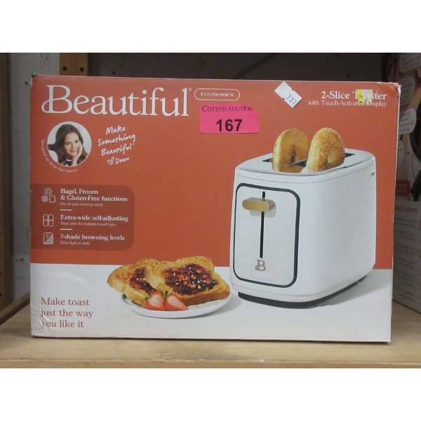 Drew Beautiful 2-Slice Toaster - Wide Slot