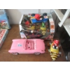 Image 1 : Barbie Convertible & 2 Sets of Mario Kart RC Cars
