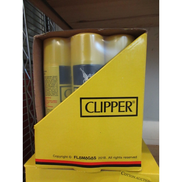 Case of 12 Clipper Butane Gas for Lighters