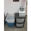 Image 1 : 5 Assorted Totes and Storage Containers