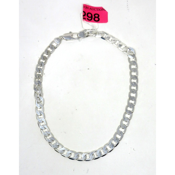 Wide .925 Sterling Silver 19"  Curb Link Chain
