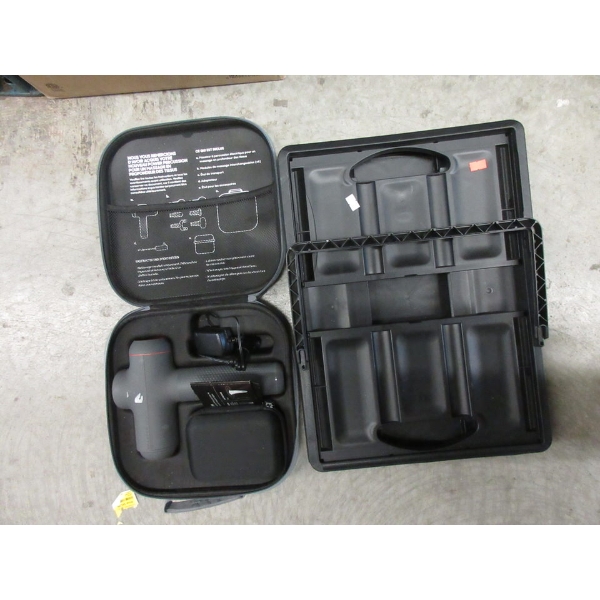 Collapsible Basket & Sharper Image Massager