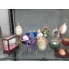Image 2 : Shelf Lot of Egg Shaped Collectibles 