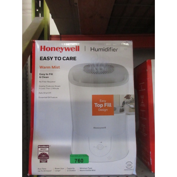 Honeywell Top Fill Warm Mist Humidifier - White