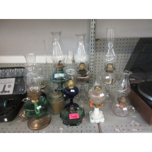 12 Vintage Kerosene and Oil Lanterns