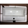 Image 1 : White Lavatory Sink - Shallow Basin 