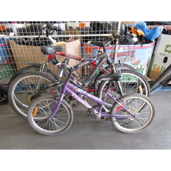 3 Assorted Preowned Bicycles - As Is