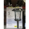 Image 1 : Pack of 5 Solar LED Pathway Lights - Vintage Style