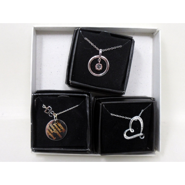 3 New 18" Sterling Silver Necklaces by Avon 