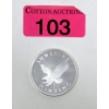 Image 1 : 1 Oz .999 Silver Sunshine Minting Round 