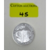 Image 1 : 1 Oz .9999 Silver 2021 African Elephant Wildlife Coin 