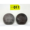 Image 1 : 2 x 1 Oz .999 Fine Titanium Buffalo USA Round 