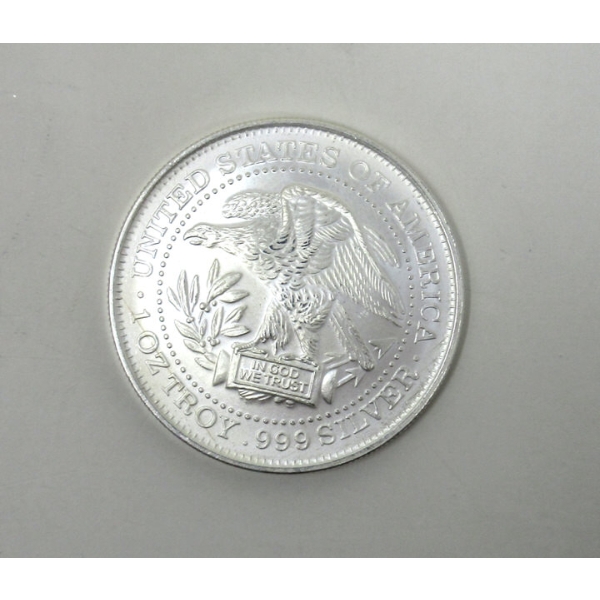 1 Oz .999 Silver Eagle Trade Unit Round 