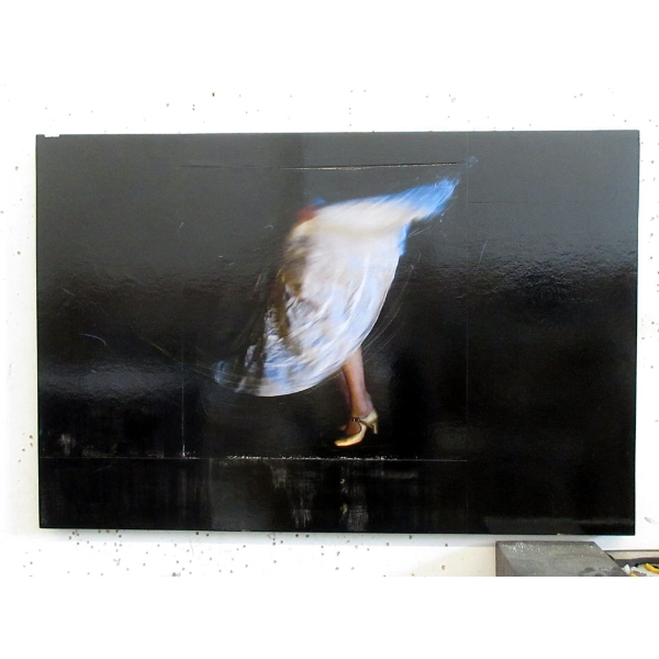 2008 Signed Andre Petterson  Tip  Mixed Media on Panel