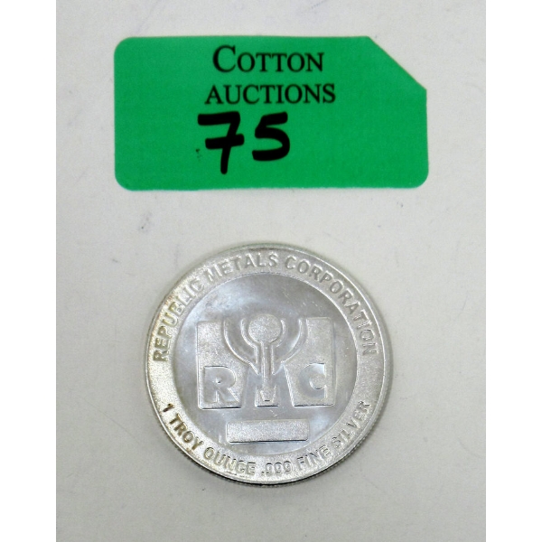 1 Oz .999 Silver RMC Mint Art Round