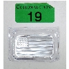Image 1 : 1 Oz .999 Silver American Flag Bar 