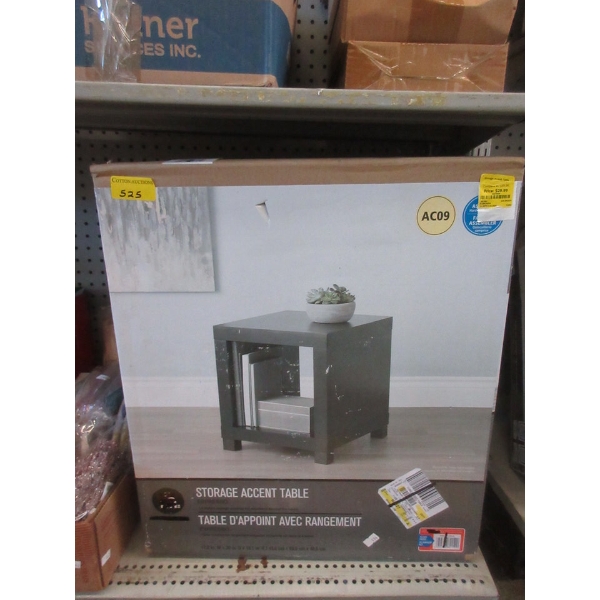 Storage Accent Table - Espresso Colour
