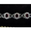 Image 4 : Tray of Crystal and Rhinestone Jewelry - Like New