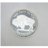 Image 2 : 1 Oz .999 Silver Indigenous/ Buffalo Art Round 