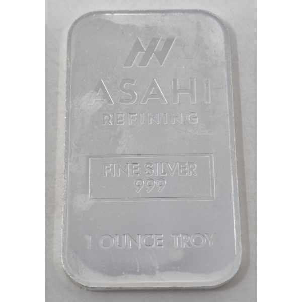 1 Oz .999 Silver Asahi Mint Bar