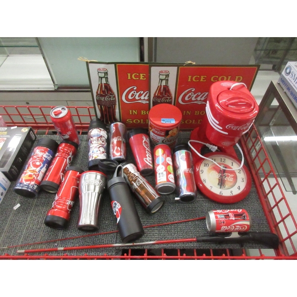 17 Piece Lot of Coca-Cola Merchandise