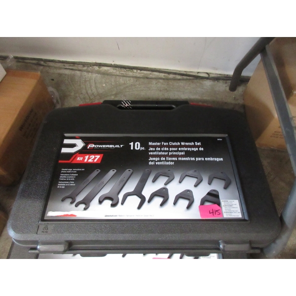 New Powerbuilt  Master Fan Clutch Wrench Set