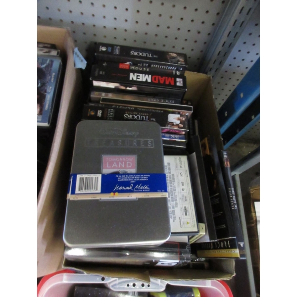 Box of 40+ Assorted DVD Movies & TV Shows
