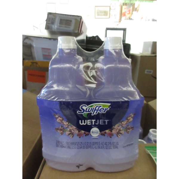 3 Packs of 2 Swiffer Wet Jet Refills - Febreze Lavender