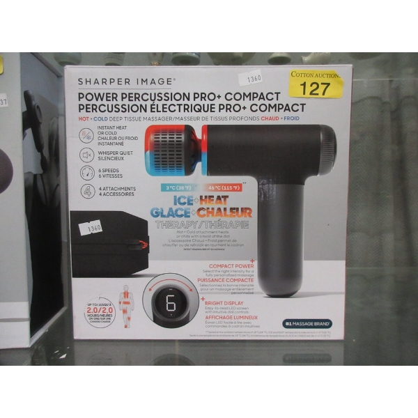 Sharper Image Ice + Heat Pro+ Compact  Massager