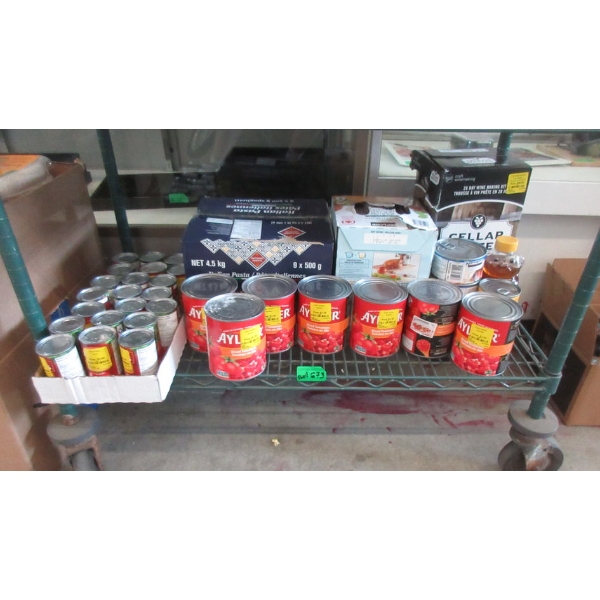 Shelf Lot of Assorted Food Products