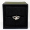 Image 3 : 18KT White Gold Ladies Estate Solitaire Ring