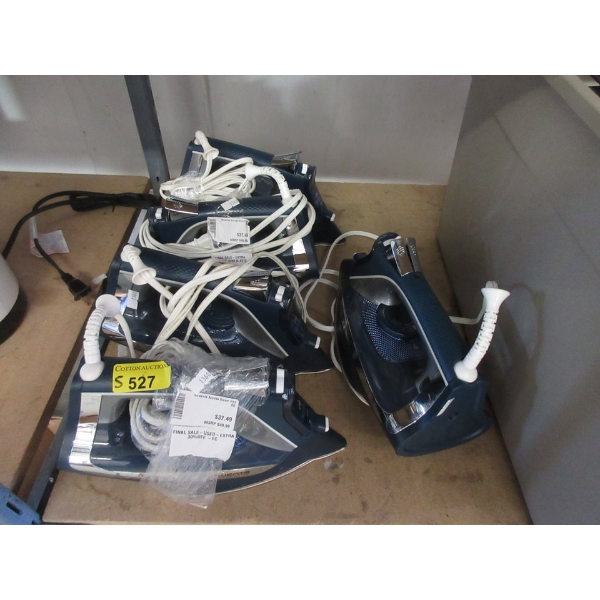 5 Rowenta Steam Irons - No Boxes