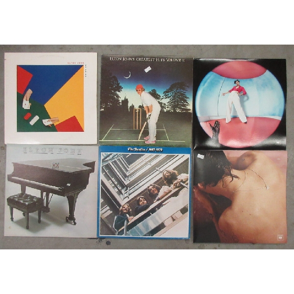 6 Vinyl LP Records - Preowned