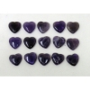 Image 1 : 15 Polished Amethyst Gemstone Hearts