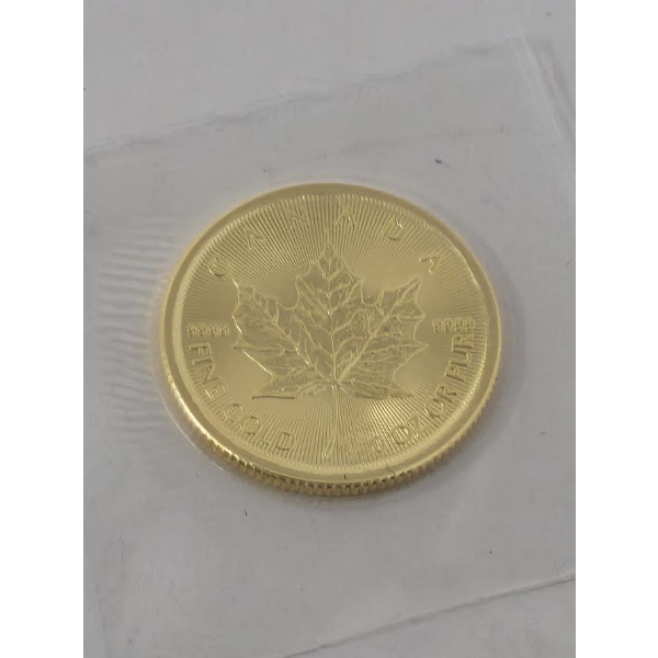 1/10 Oz .9999 Fine Gold 2026 Canada Maple Leaf Coin 