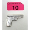 Image 1 : 2 Oz .999 Silver 2D Revolver Pistol Bar 