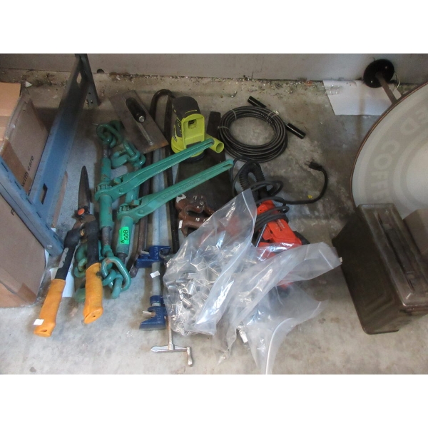 15 Piece Lot of Preowned Hand and Power Tools