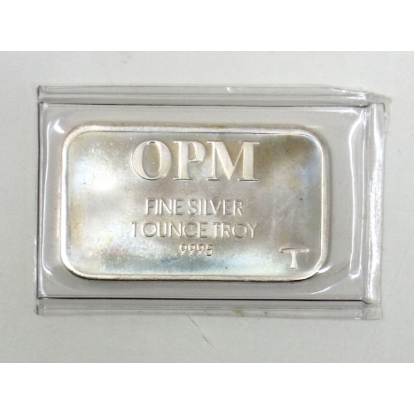 1 Oz .9995 Silver OPM Bar 