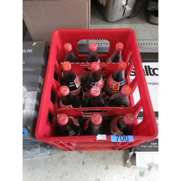 Crate of 1970s Coca-Cola - 12 x 750 ml Bottles