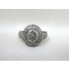 Image 2 : New 1 CTW Diamond Sterling Silver Cocktail Ring